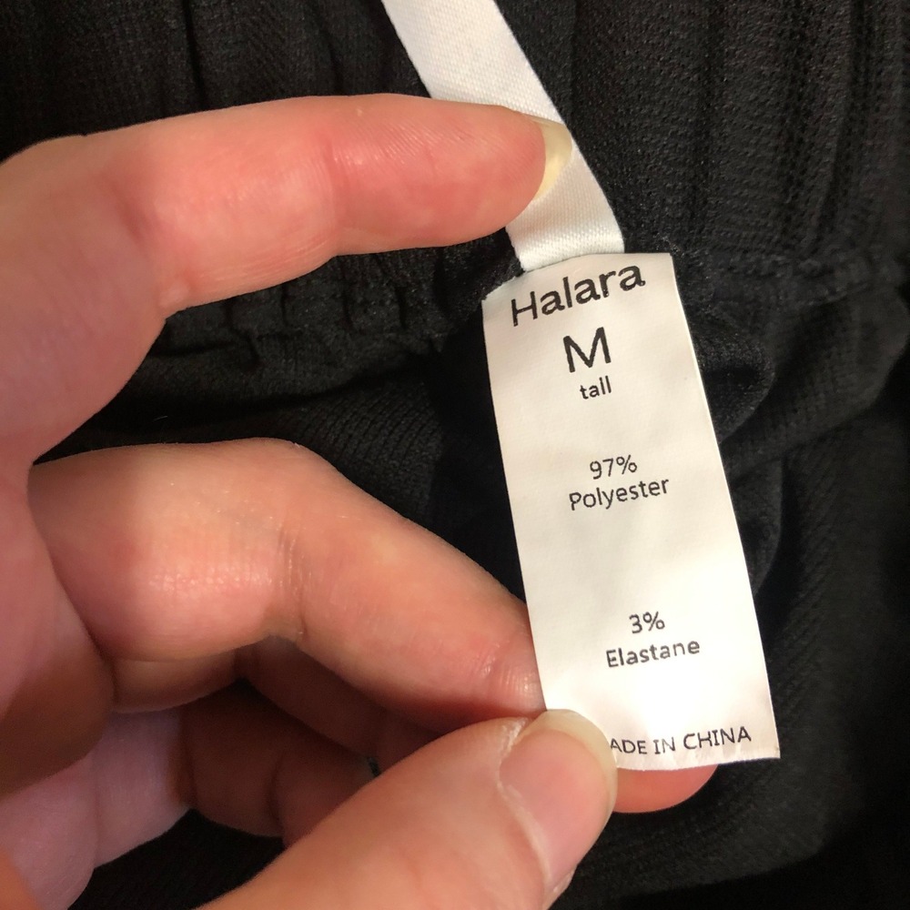 Halara Flex™ High Waisted Pocket Wide Leg Waffle Work Pants Size M Tall Career - Picture 11 of 15